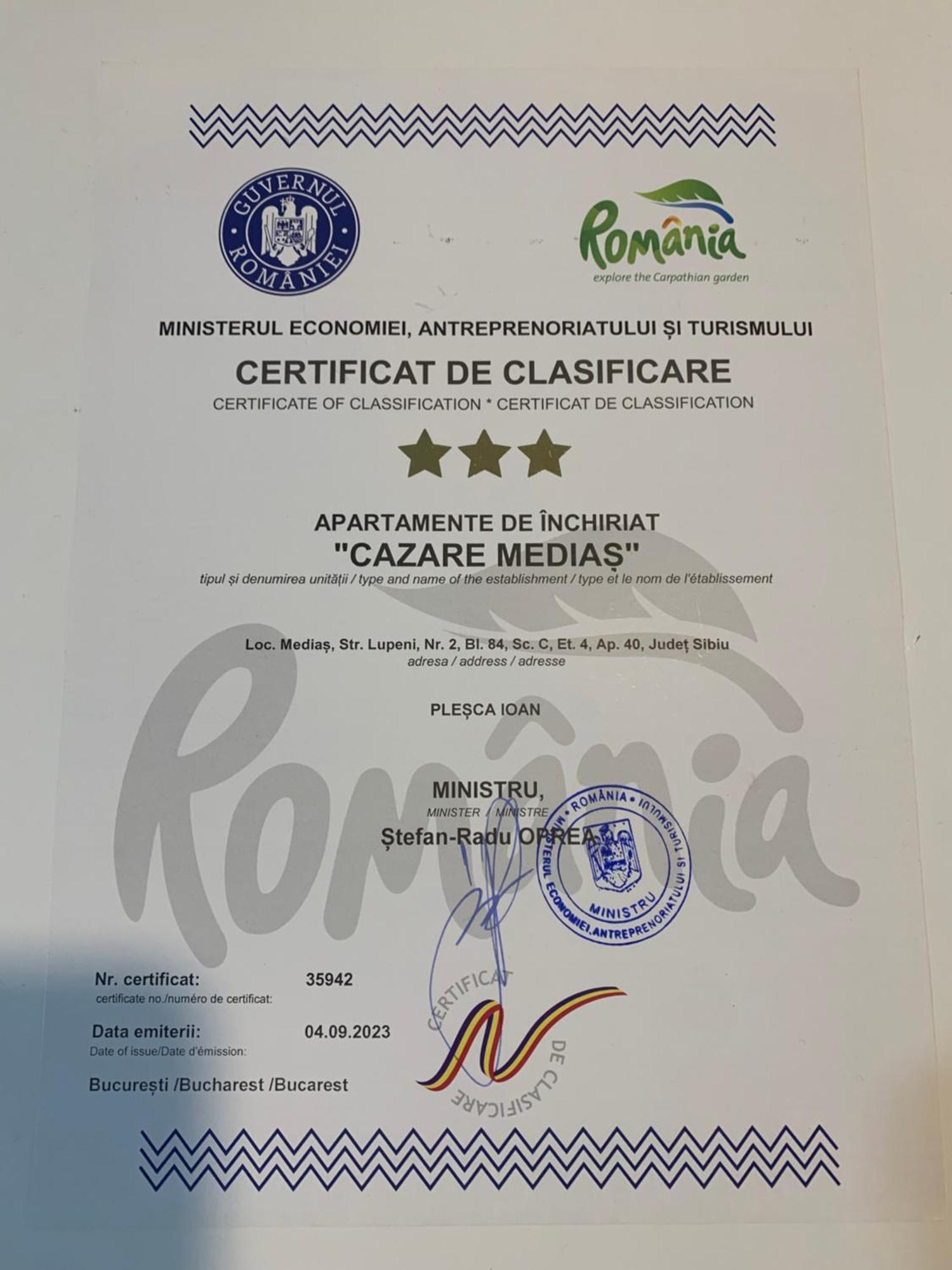 Cazare Medias, Apartament Modern Esterno foto